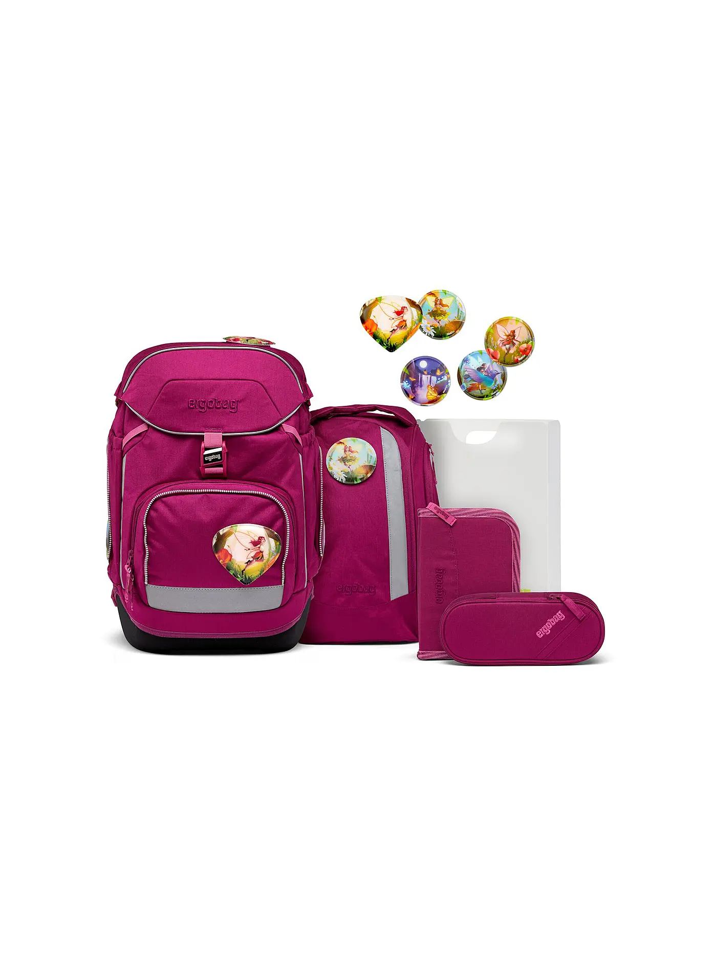 ERGOBAG | Schultaschen Set 6-tlg. Pack - WaldzauBär | 